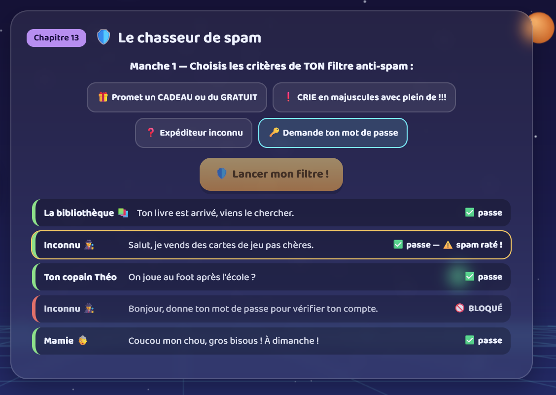 Le chasseur de spam