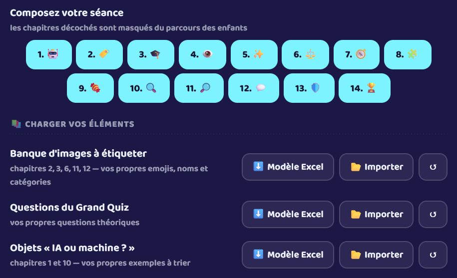 Espace enseignant