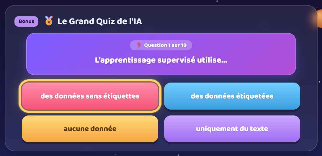 Le Grand Quiz de l'IA